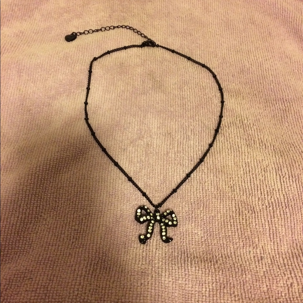 Betsey Johnson Bow Necklace